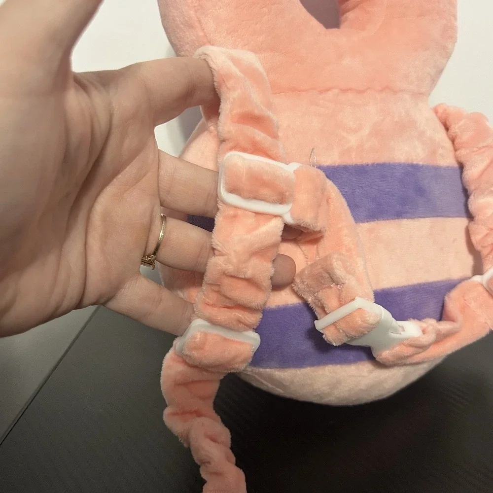 Pink butterfly baby backpack